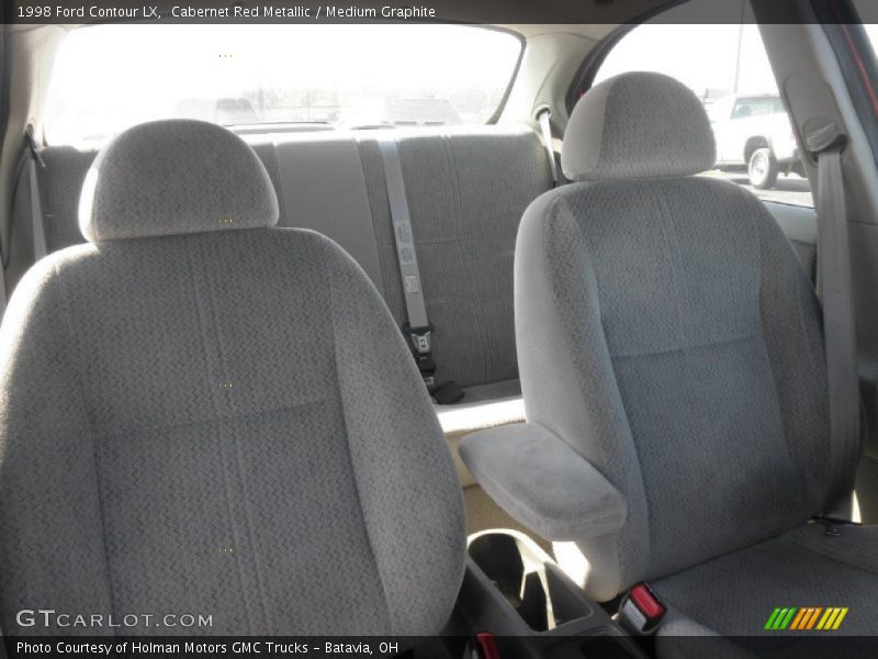 Cabernet Red Metallic / Medium Graphite 1998 Ford Contour LX
