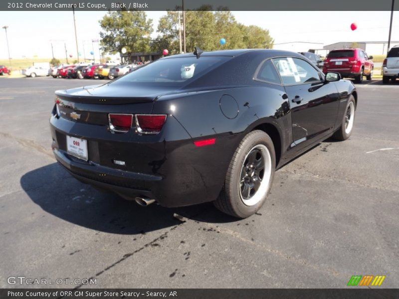 Black / Black 2012 Chevrolet Camaro LS Coupe