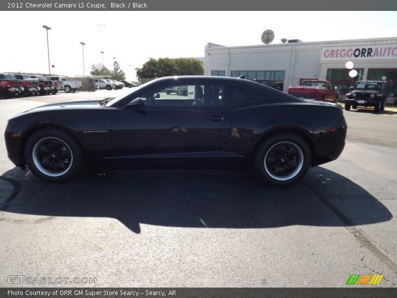 Black / Black 2012 Chevrolet Camaro LS Coupe