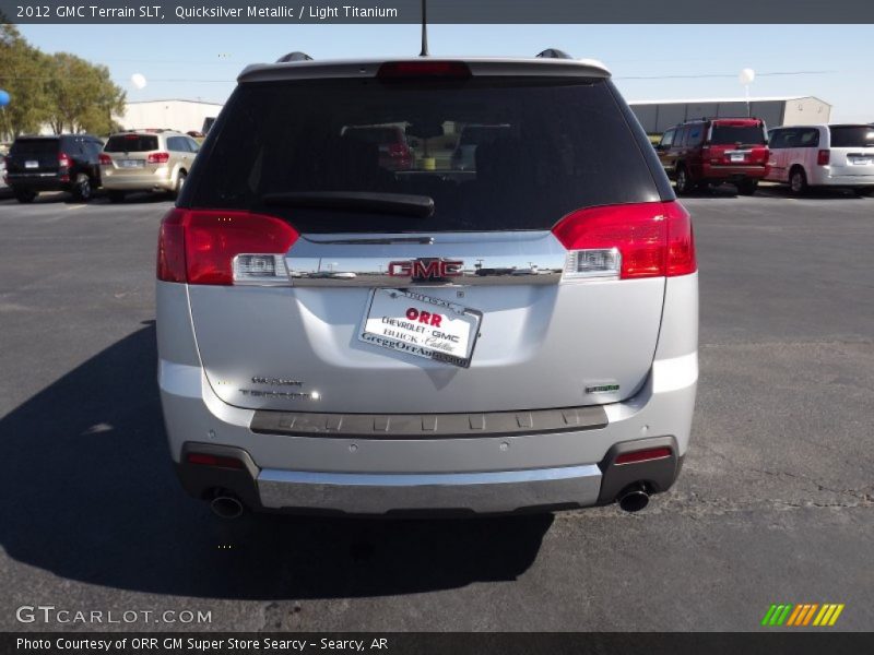 Quicksilver Metallic / Light Titanium 2012 GMC Terrain SLT