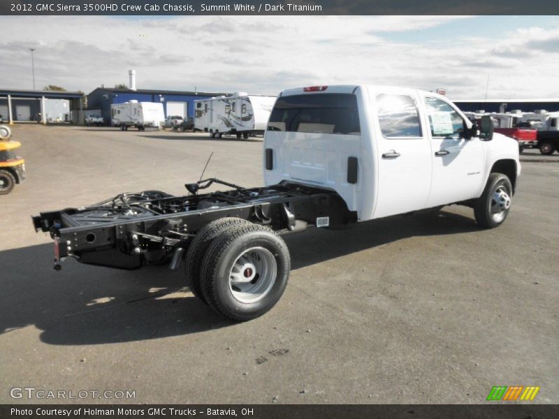  2012 Sierra 3500HD Crew Cab Chassis Summit White