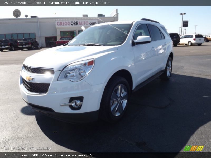 Summit White / Light Titanium/Jet Black 2012 Chevrolet Equinox LT