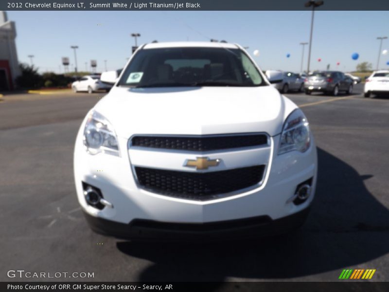 Summit White / Light Titanium/Jet Black 2012 Chevrolet Equinox LT