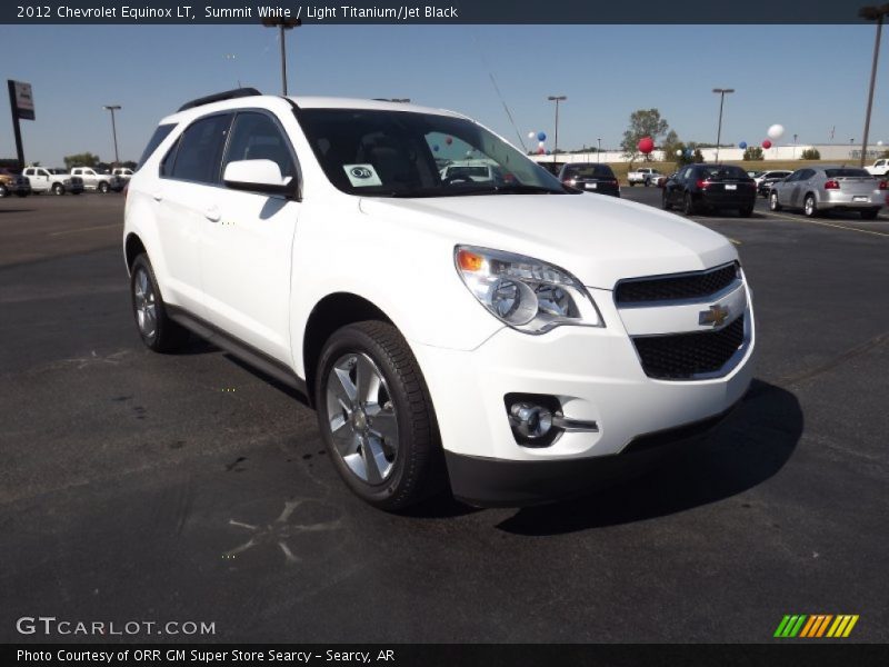 Summit White / Light Titanium/Jet Black 2012 Chevrolet Equinox LT