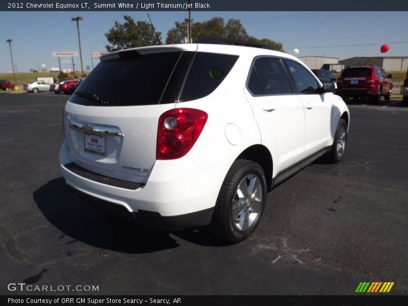 Summit White / Light Titanium/Jet Black 2012 Chevrolet Equinox LT