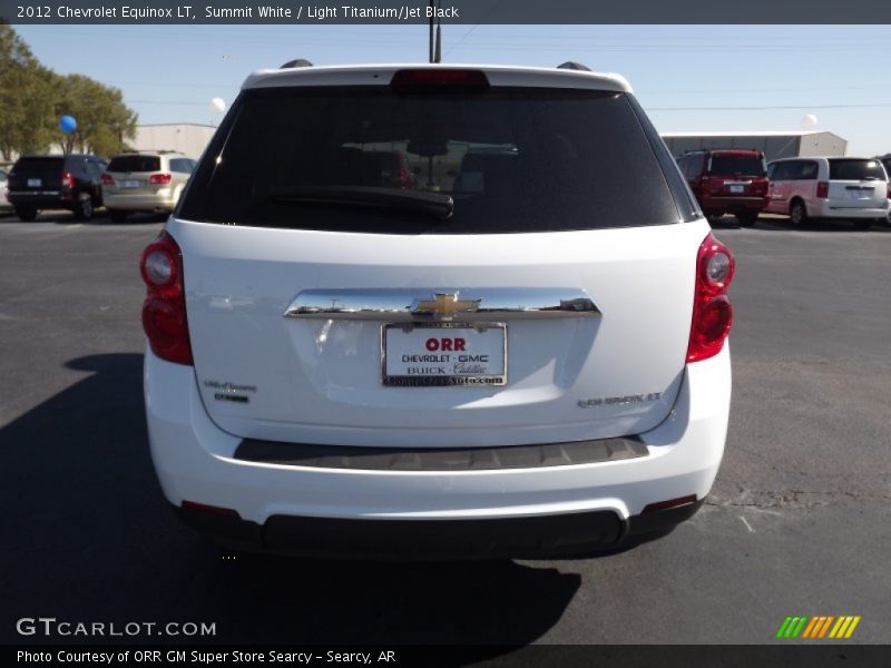 Summit White / Light Titanium/Jet Black 2012 Chevrolet Equinox LT