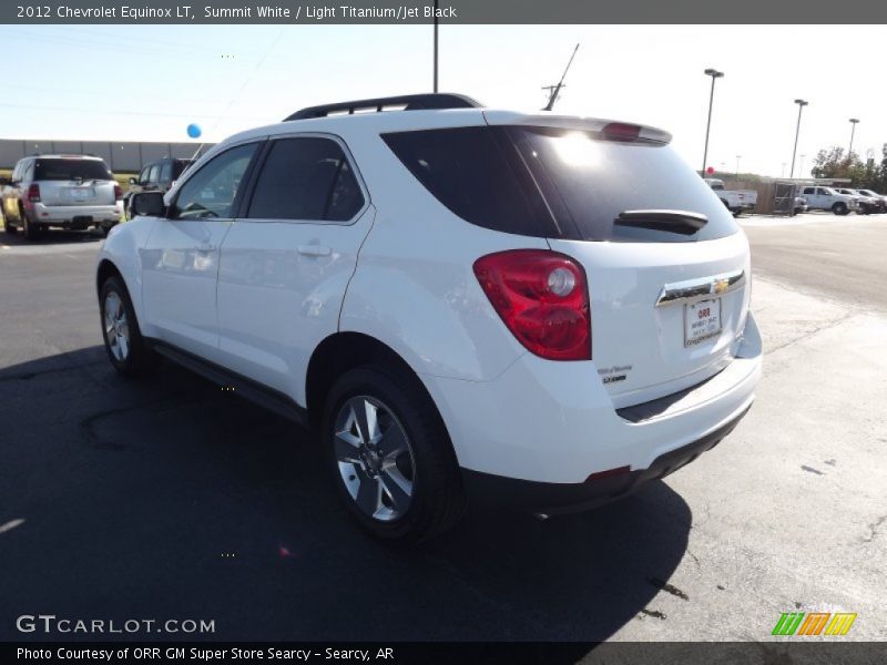 Summit White / Light Titanium/Jet Black 2012 Chevrolet Equinox LT