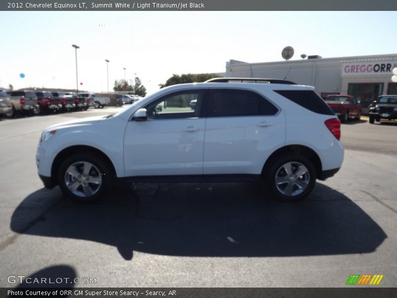Summit White / Light Titanium/Jet Black 2012 Chevrolet Equinox LT