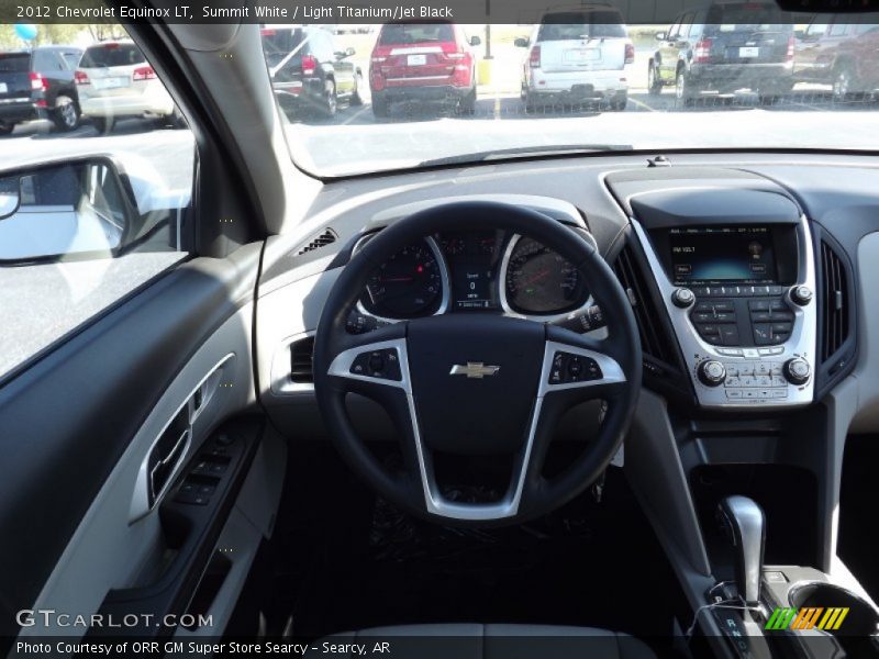 Summit White / Light Titanium/Jet Black 2012 Chevrolet Equinox LT