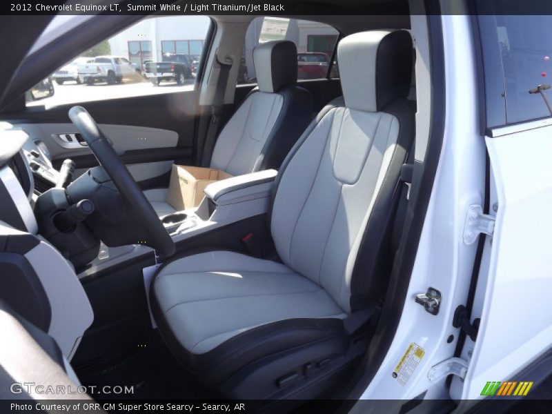 Summit White / Light Titanium/Jet Black 2012 Chevrolet Equinox LT