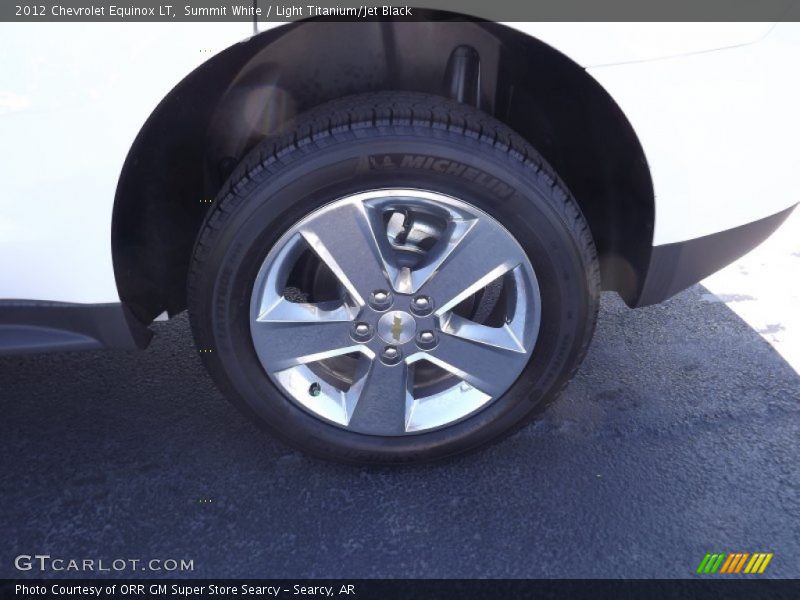 Summit White / Light Titanium/Jet Black 2012 Chevrolet Equinox LT