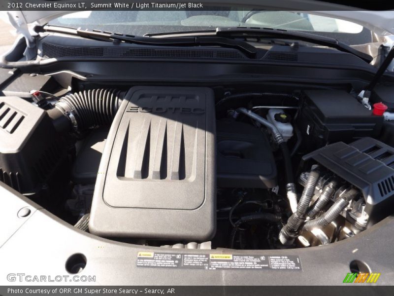 Summit White / Light Titanium/Jet Black 2012 Chevrolet Equinox LT