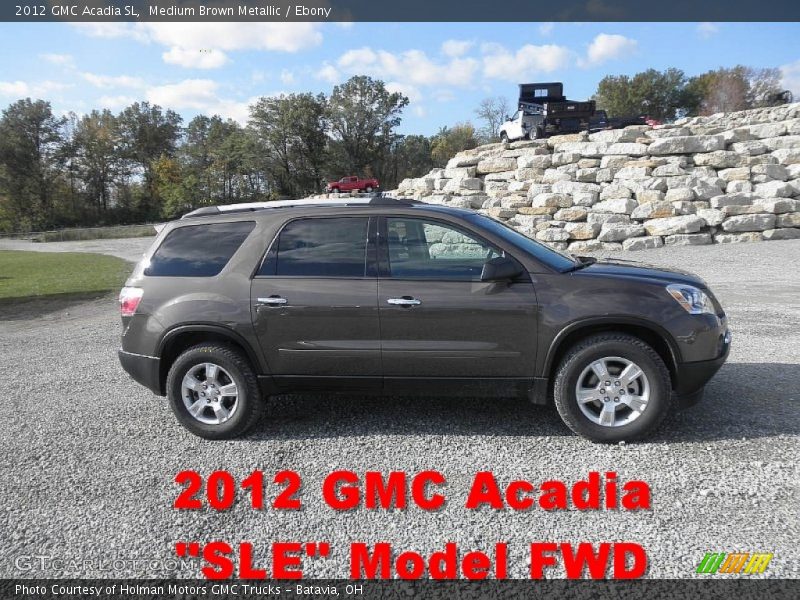 Medium Brown Metallic / Ebony 2012 GMC Acadia SL