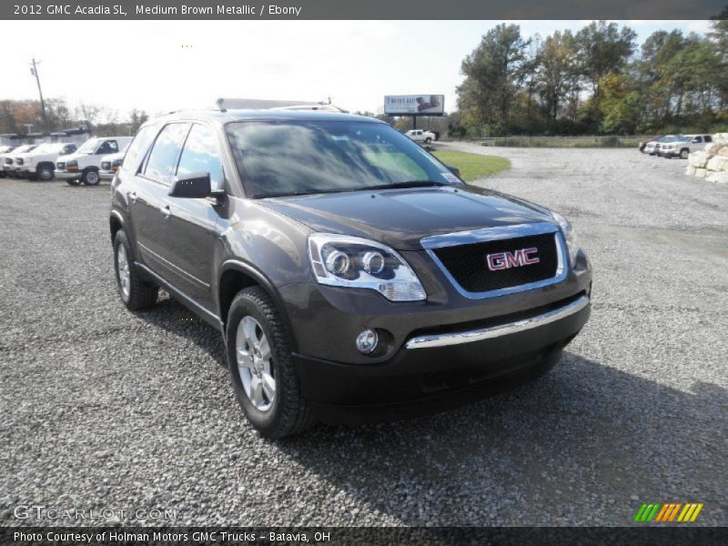 Medium Brown Metallic / Ebony 2012 GMC Acadia SL