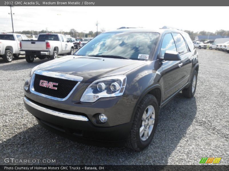 Medium Brown Metallic / Ebony 2012 GMC Acadia SL