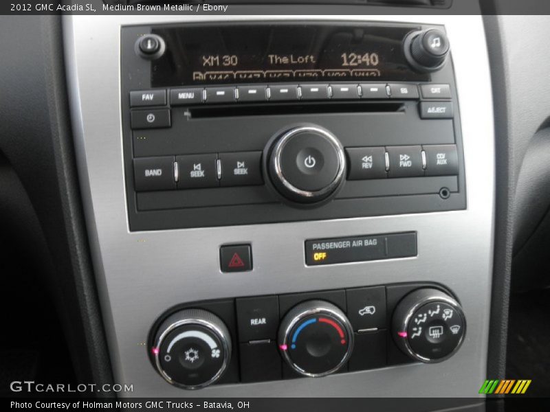 Medium Brown Metallic / Ebony 2012 GMC Acadia SL