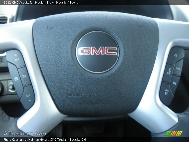 Medium Brown Metallic / Ebony 2012 GMC Acadia SL