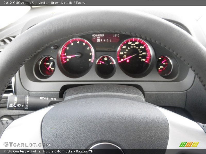 Medium Brown Metallic / Ebony 2012 GMC Acadia SL