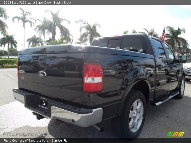Black / Black 2008 Ford F150 Lariat SuperCrew