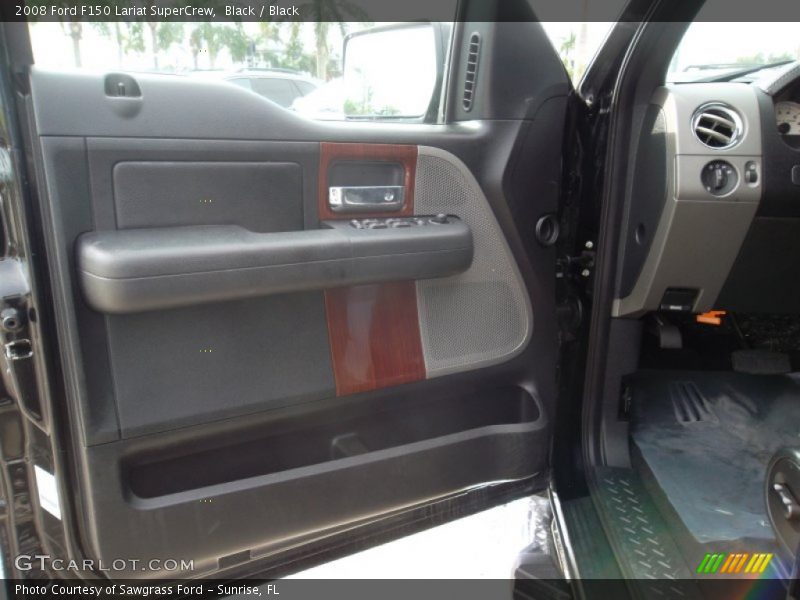 Black / Black 2008 Ford F150 Lariat SuperCrew