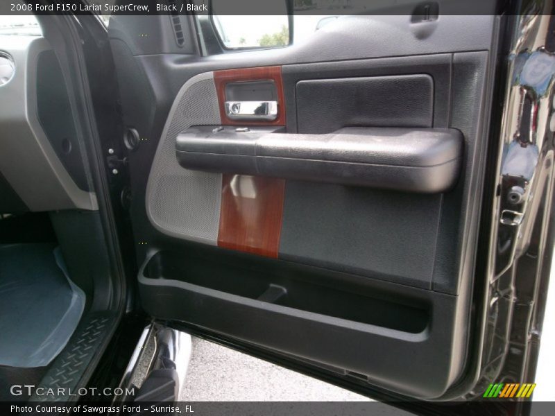 Black / Black 2008 Ford F150 Lariat SuperCrew