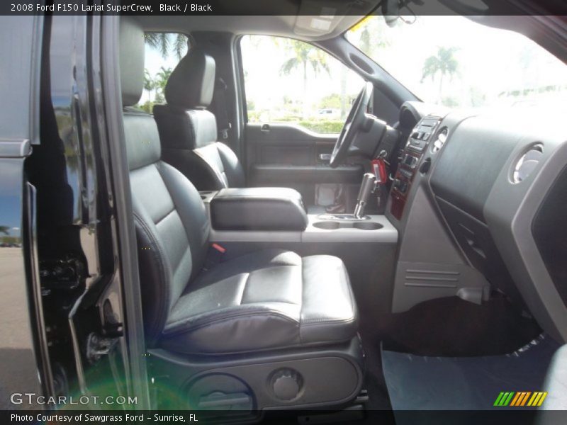 Black / Black 2008 Ford F150 Lariat SuperCrew