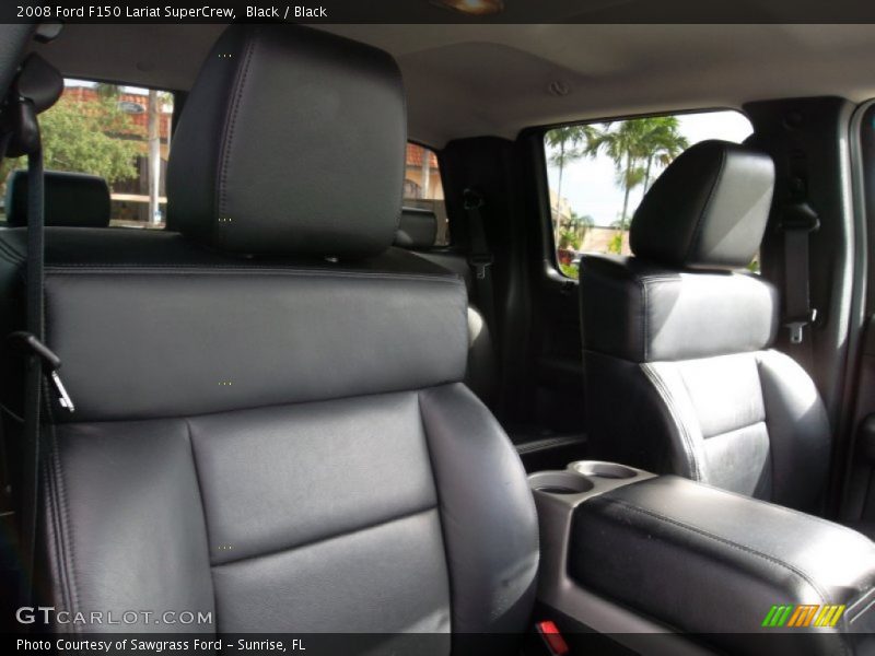Black / Black 2008 Ford F150 Lariat SuperCrew