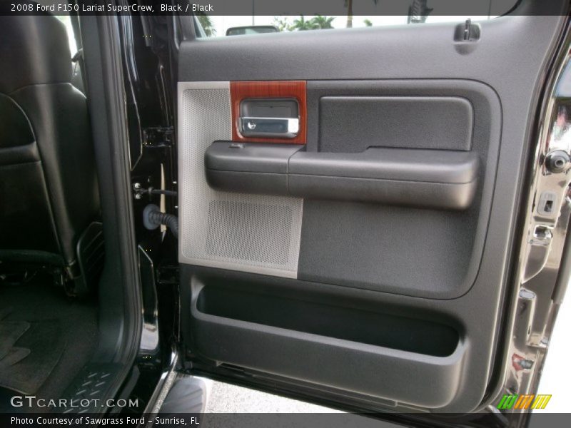 Black / Black 2008 Ford F150 Lariat SuperCrew