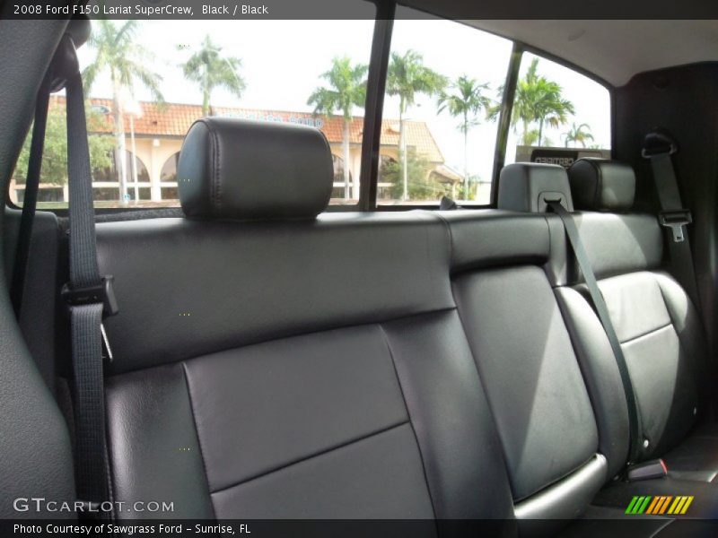 Black / Black 2008 Ford F150 Lariat SuperCrew