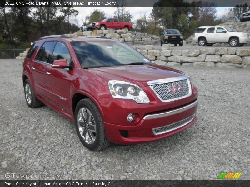 Crystal Red Tintcoat / Ebony 2012 GMC Acadia Denali AWD