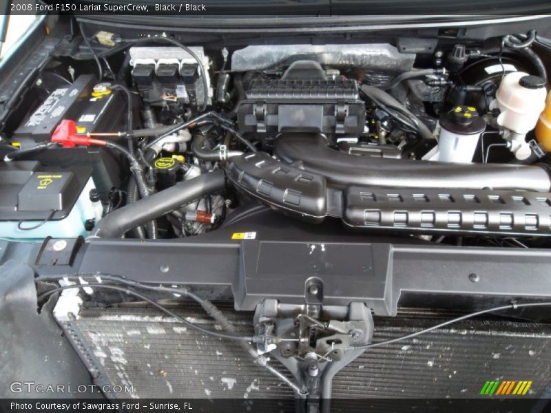 Black / Black 2008 Ford F150 Lariat SuperCrew