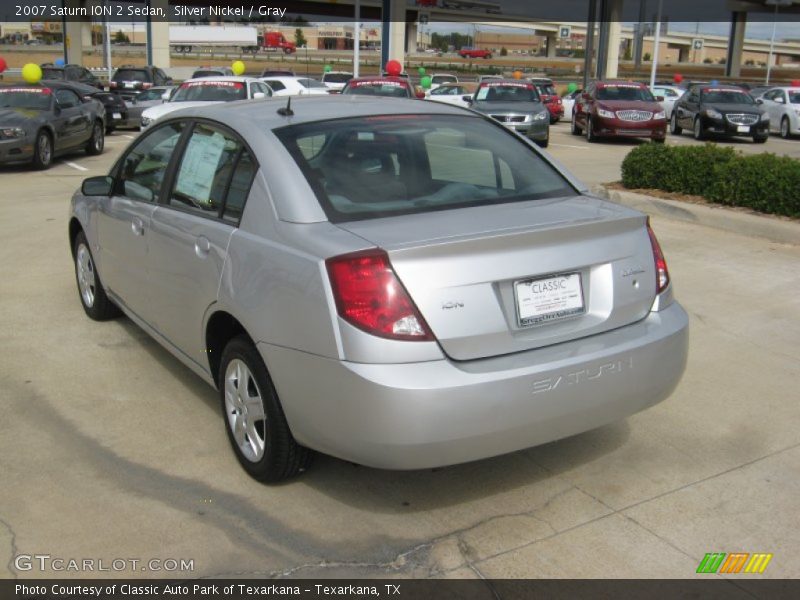 Silver Nickel / Gray 2007 Saturn ION 2 Sedan