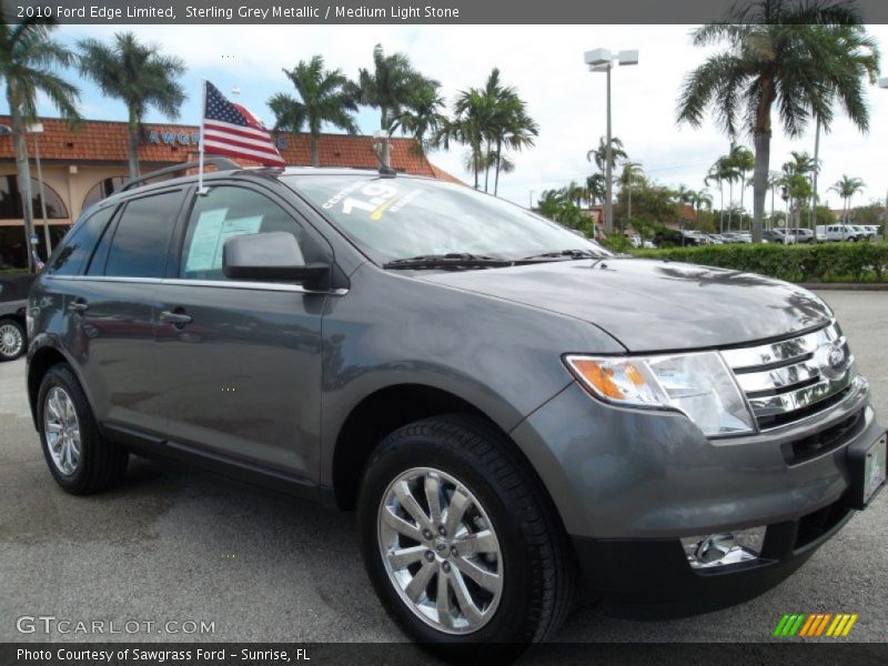 Sterling Grey Metallic / Medium Light Stone 2010 Ford Edge Limited