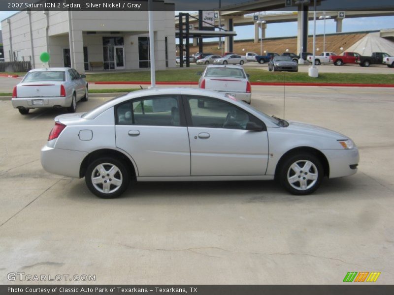 Silver Nickel / Gray 2007 Saturn ION 2 Sedan