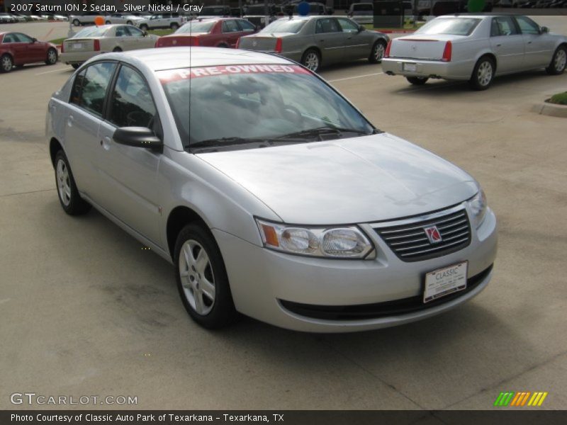 Silver Nickel / Gray 2007 Saturn ION 2 Sedan