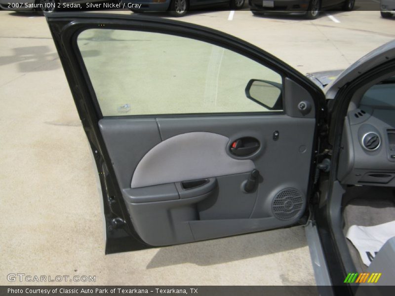 Silver Nickel / Gray 2007 Saturn ION 2 Sedan