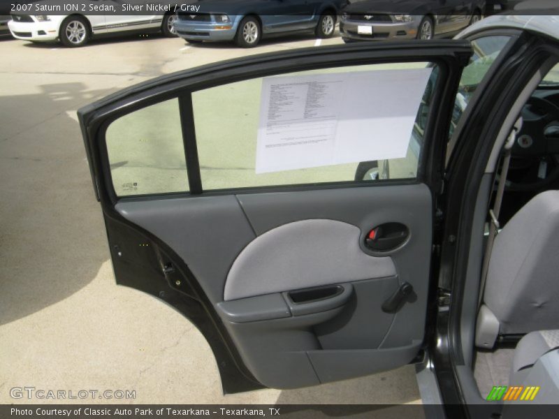 Silver Nickel / Gray 2007 Saturn ION 2 Sedan