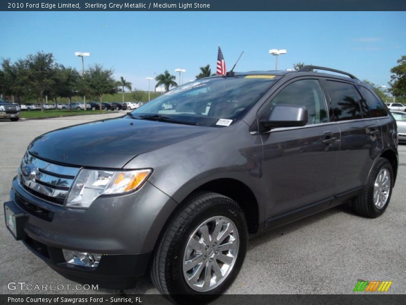 Sterling Grey Metallic / Medium Light Stone 2010 Ford Edge Limited