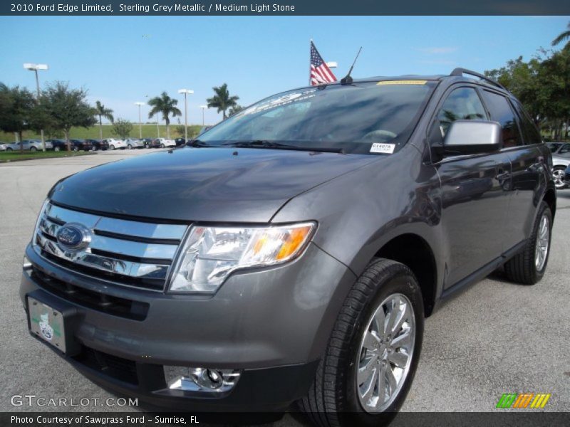 Sterling Grey Metallic / Medium Light Stone 2010 Ford Edge Limited