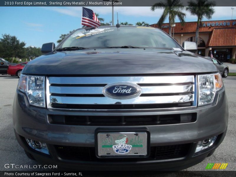 Sterling Grey Metallic / Medium Light Stone 2010 Ford Edge Limited