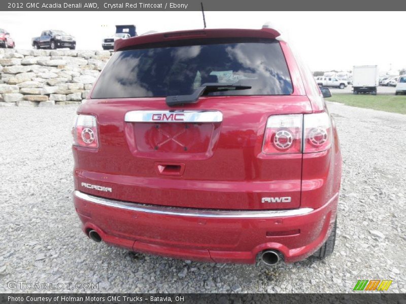 Crystal Red Tintcoat / Ebony 2012 GMC Acadia Denali AWD