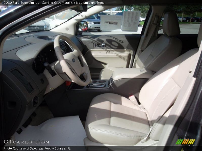 Sterling Grey Metallic / Medium Light Stone 2010 Ford Edge Limited