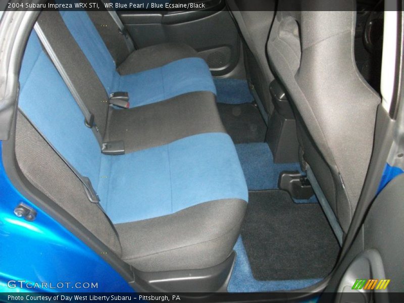  2004 Impreza WRX STi Blue Ecsaine/Black Interior