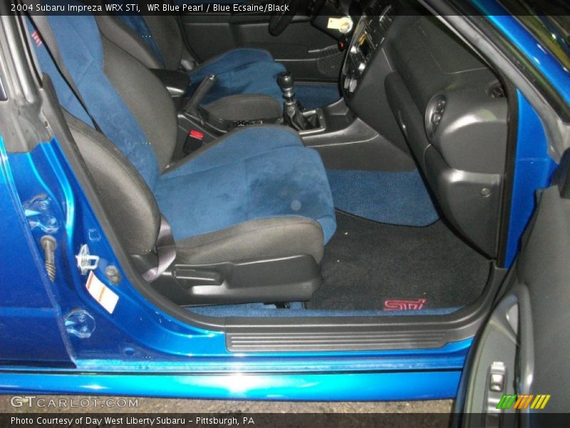  2004 Impreza WRX STi Blue Ecsaine/Black Interior