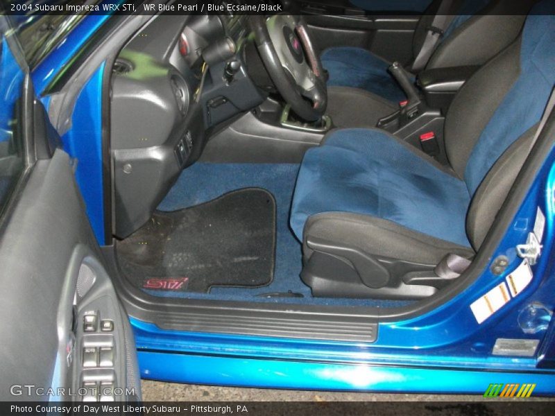  2004 Impreza WRX STi Blue Ecsaine/Black Interior