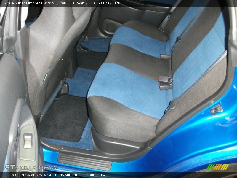  2004 Impreza WRX STi Blue Ecsaine/Black Interior