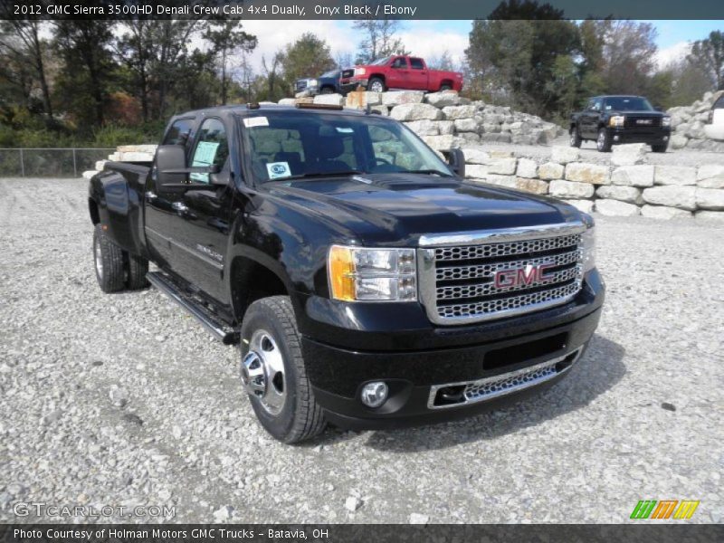 Front 3/4 View of 2012 Sierra 3500HD Denali Crew Cab 4x4 Dually