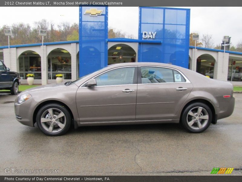 Mocha Steel Metallic / Cocoa/Cashmere 2012 Chevrolet Malibu LT