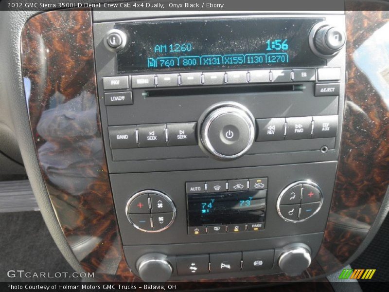 Onyx Black / Ebony 2012 GMC Sierra 3500HD Denali Crew Cab 4x4 Dually