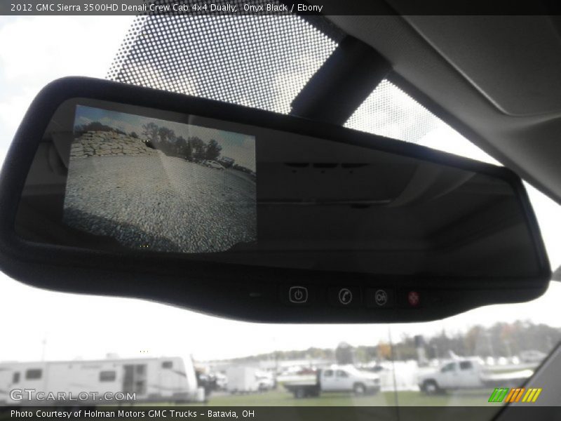 Onyx Black / Ebony 2012 GMC Sierra 3500HD Denali Crew Cab 4x4 Dually